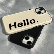 New Minimalist English Letter Pattern Phone Case Compatible for IPhone11 12 13 14 15 Pro Max 7 8 Plus X XR XS MAX SE 2020 Luxury Soft Shockproof Case