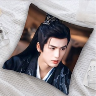 ZZ-Zhang Linghe XX-Xie Zheng PP-Chasing Jade Handsome 2D Single-Sided Printing Pillowcase, Double-Si