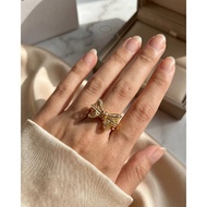 YOURS JEWEL 916 GOLD RIBBON RING