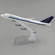 Singapore Airlines Boeing 747 B747 Aircraft Model Alloy Metal Diecast Plane Airplane Airliner Gift T