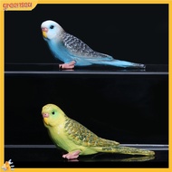 (greensea) Emulation Parrot Budgerigar Bird Animal Model Toy Plastic Craft Decoration
