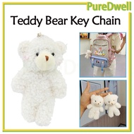 GANTUNGAN Teddy bear keychain key chain cute bear doll Korean bear keychain bear keychain cute teddy