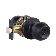 Cylinder Door Lock Black Door Knob Set/Tombol Pintu Bilik Rumah Backset Pintu Tombol Lock