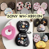 READY STOCK! For SONY WH-XB910N Headphone Case Cartoon SimpleHeadset Earpads Storage Bag Casing Box