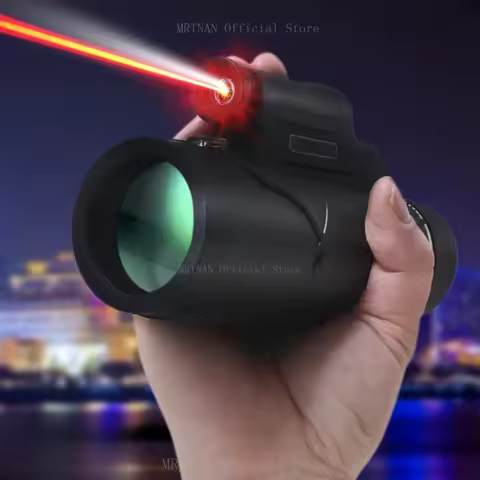 50X60 Powerful Binoculars Long Range Zoom HD Portable Professional Telescope Monocular for Hunting