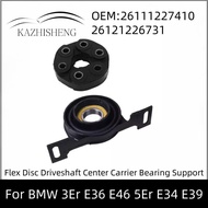 26111227410 26121226731 Flex Disc+Driveshaft Center Carrier Bearing Support For BMW 3Er E36 E46 5Er 