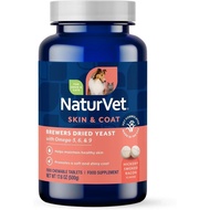 NaturVet – Brewer’s Dried Yeast Formula with Garlic Flavoring – Plus Omegas | Rich in Omega-3, 6 & 9