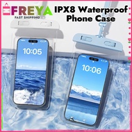 HD Cellphone Waterproof Pouch IPX8 Waterproof Phone Case Touch Screen Sensitive For 7.2 Inches Phone