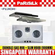 (Bundle) Fujioh FH-GS 5530 SVSS Gas Hob + FR MS 1990 R Super Slim Cooker Hood (900mm)