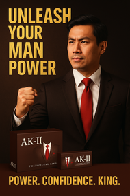 Original AK-II Phenomenal King AK2 Mens Health Supplement (1 Box / 20 Sachets x 4g) Halal