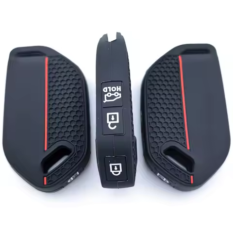 For Kia Picanto Sorento MQ4 Carnival KA4 Morning K5 Carens 3 Buttons Silicone Car Key Case Fob Cover