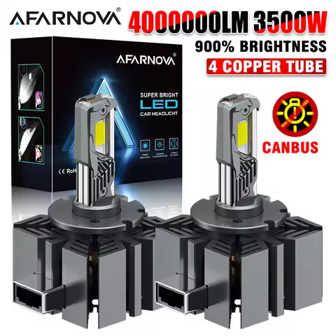 2pc D3S D3R LED Car Headlight D1S D1R Xenon Bulb HID 1:1 D2S D4S 9288 CSP Canbus LED Turbo Car Lamp 