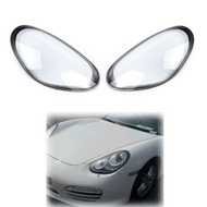 For Porsche Cayman Boxster 987 2009-2012 Car Headlight Shell Lampshade Transparent Cover Lens 2010 2