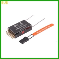 BUB AR6100E 6CH Aircraft Transmitter Receiver DSM2 2Antenna Compatible DX6I DX7 DX8 DX18 DSX6 DSX9