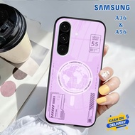 Softcase Glass Kaca SAMSUNG A36 & SAMSUNG A56 - Case Handphone SAMSUNG A36 & SAMSUNG A56 [T132]