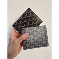 GOYARD  VICTOIRE WALLET 8卡短夾 黑 灰