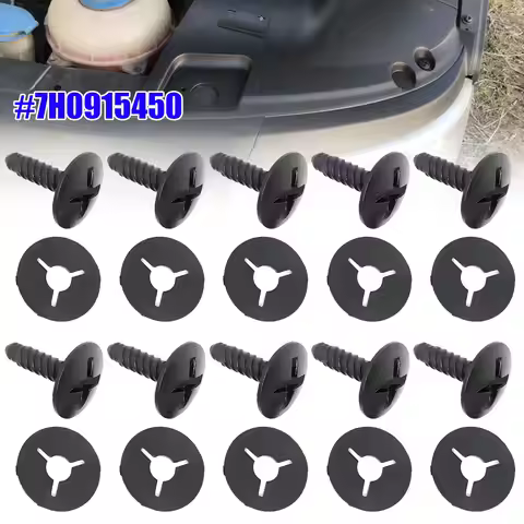 Car Headlight Engine Battery Cover Mounting Screws Grille or Slam Panel Fastener for VW T5 Transport