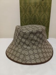 全新正品Gucci logo 漁夫帽