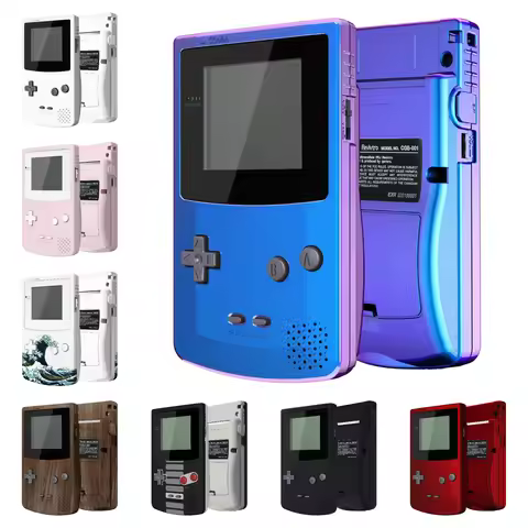 eXtremeRate IPS Ready Upgraded Full Housing Cover Shell with Buttons for Gameboy Color for GBC - Fit