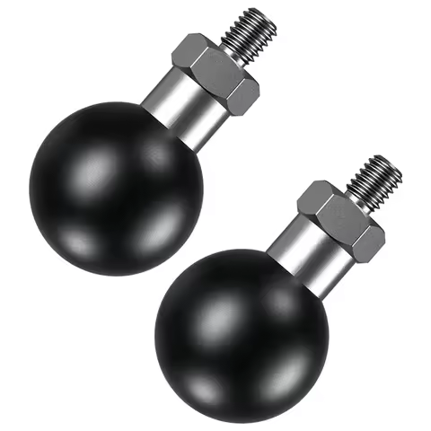 4Pcs 1Inch Ball Adapter With M6 X 1.0 Threaded Post Compatible For RAM Mounts B Size 1 Inch Ball Dou