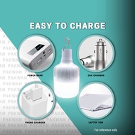 Bulb Light Portable Usb Led Bulb Rechargerable Lampfor Emergency, Camping, Night Market  Night Marke