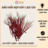 Connector - 12V led sticker clip, white/transparent led connector, intermediate connector, L-shaped 