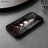 HP REALME C75 glass Softcase - Casing Latest Realme C75hp [M357] Realme Casing - Cool Aesthetic Moti