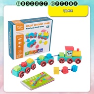 [iRojak] Wooden Building Vehicle Play Truck Assembling Montessori Toy Truck Puzzle Game 卡车装装乐 Mainan