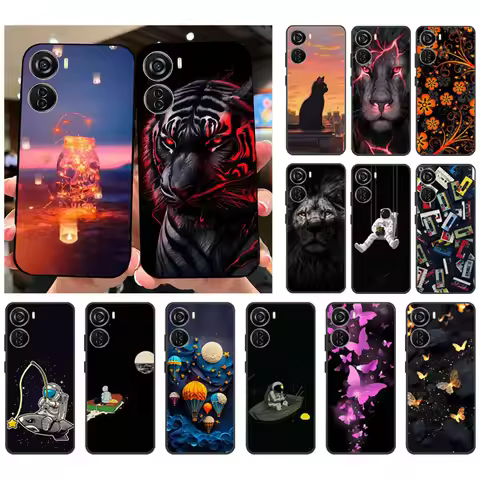 For ZTE Nubia Neo 5G Case 8150N Soft Silicone Back Cover For ZTE Nubia Neo Phone Cases Black TPU Pro