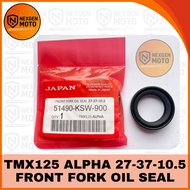 TMX125 ALPHA Front Fork Oil Seal 27-37-10.5 JAPAN Made