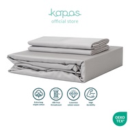 KAPAS LIVING | Fitted Bedsheet Set | 100% ELS Cotton | Bedsheet + Pillowcase | All sizes (even IKEA)