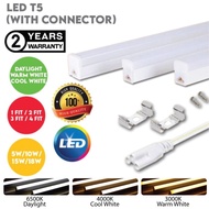[2 Years Warranty] LED T5 Tube Light Lamp Bulb Complete Set Celling Light Energy Saving 1ft/ 2ft/ 3f