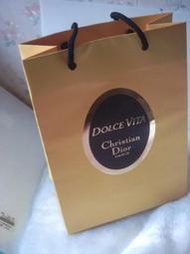 廸奧CD/Christian Dior 香水 黃色限量 紙袋(已絕版)