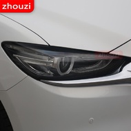 2 Pcs For Mazda 6 Atenza 2019 2020 Car Headlight Tint Black Protective Film Vinyl Protection Transparent TPU Sticker Accessories
