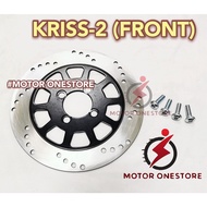 MODENAS KRISS 2 Disc Plate FRONT/Disc Brake DEPAN SIAP SKREW 100% HIGH QUALITY "MOTOR ONESTORE"