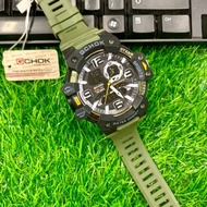 GCHOK G-841 Men's Sport Luminous Watch Waterproof with LED Dual Display Jam Tan lelaki digital watch