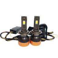 1 คู่ หลอดไฟหน้ารถยนต์รีโมท เปลี่ยนสีได้ ขั้ว H4 H7 H11 รุ่น YK3 10000LM 150W