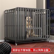 Dog Cage Large Dog Medium Dog Cage with Toilet Separation Household Indoor and Outdoor Golden Retriever Labrador Cage