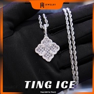 4-leaf clover pendant with full paget, luxurious Chain Jewelry