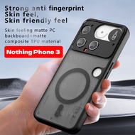 For Nothing Phone 3 （3） 2025 Magnetic Translucent Matte Phone Case Anti-knock Casing Phone3 NothingP
