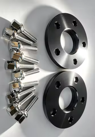 2x 30mm billet aluminum wheel spacers 5x112 57.1mm CB M14x1.5 Ball Bolts for Audi a4 b7 MG RuitengAu