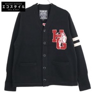 Hysteric Glamour 黑色 24AW SEE NO EVIL 刺繡字母開襟衫，小號