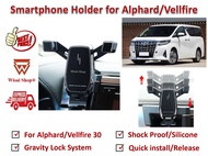 Smartphone / Hand phone Holder ที่วางโทรศัพท์ ขาจับมือถือหรือสมาร์ทโฟน สำหรับ Toyota Alphard 30 / Vellfire 30 รุ่นปี 2015 - 2019