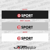 D-Sport Windshield Sticker