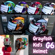 Grayfosh G6 KIDS HELMET BUDAK Premium Quality Kids Helmet Geometric Design (ADA SIRIM)  LTD KIDS HEL