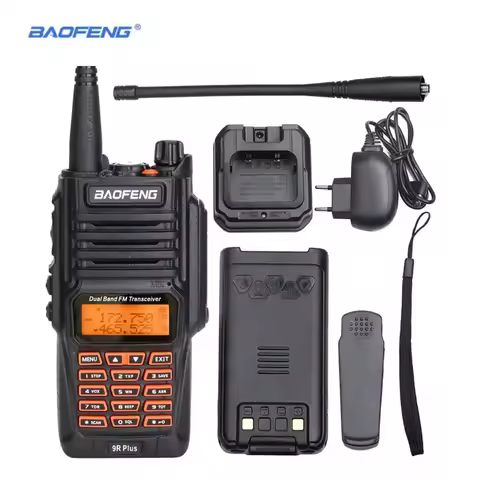 BaoFeng UV-9R plus Walkie Talkie Dual Band IP68 Waterproof 10W High Power UV9R Plus UV-9R+ Two Way R