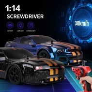 1/14 Mustang Dodge RC 4WD Drift Racing Car Toy Car Model Ford Mustang Sport Style Car Remote Control