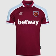 Top Quality 2021/22 West Ham United Jersey Home Football Jersey Men Shirt Soccer Jersey