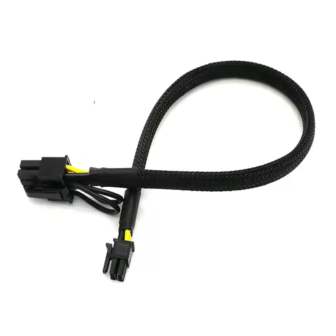 Angitu Apple G5/Mac Pro Mini 6Pin to 8Pin/6+2pin PCI-E Video Card Power Cable-40cm