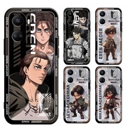 casing for huawei Y6 Y7 Y6S PRO Y7A Y6P Y9S Y9 Prime 2018 2019 Attack On Titan Matte Case Soft Cover